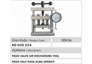 Piezo Valf Hava Alma Aparatı